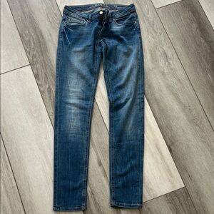 Zara Denim low rise skinny jeans